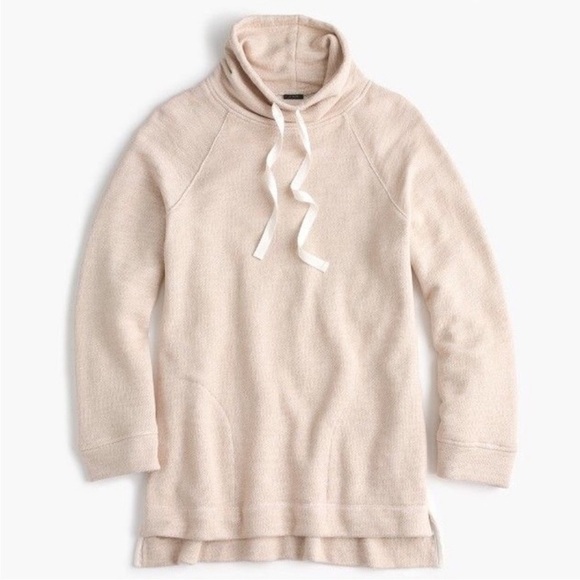 J.Crew Cotton Turtleneck Tunic Sweatshirt - Picture 2 of 9